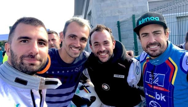 El Agroteam, «codo con codo» con Fernando Alonso