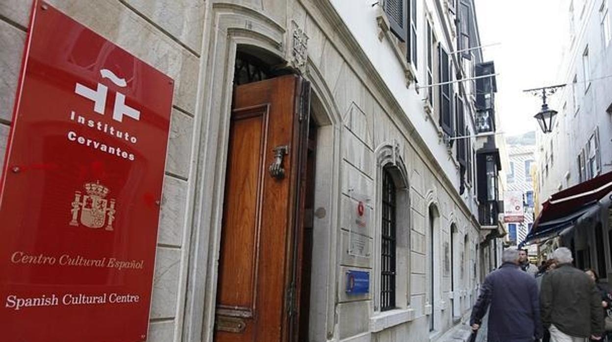 Imagen de archivo de la sede del Instituto Cervantes en Gibraltar.