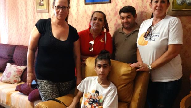 Un «sillón de oro» para Ismael, un niño con cáncer de Jaén