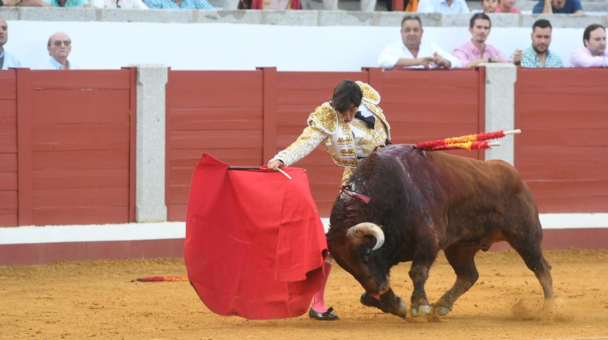 El diestro Curro Díaz en la plaza de Pozoblanco