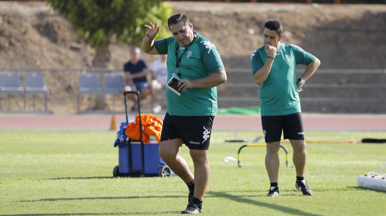 El entrenador del Córdoba, José Ramón Sandoval