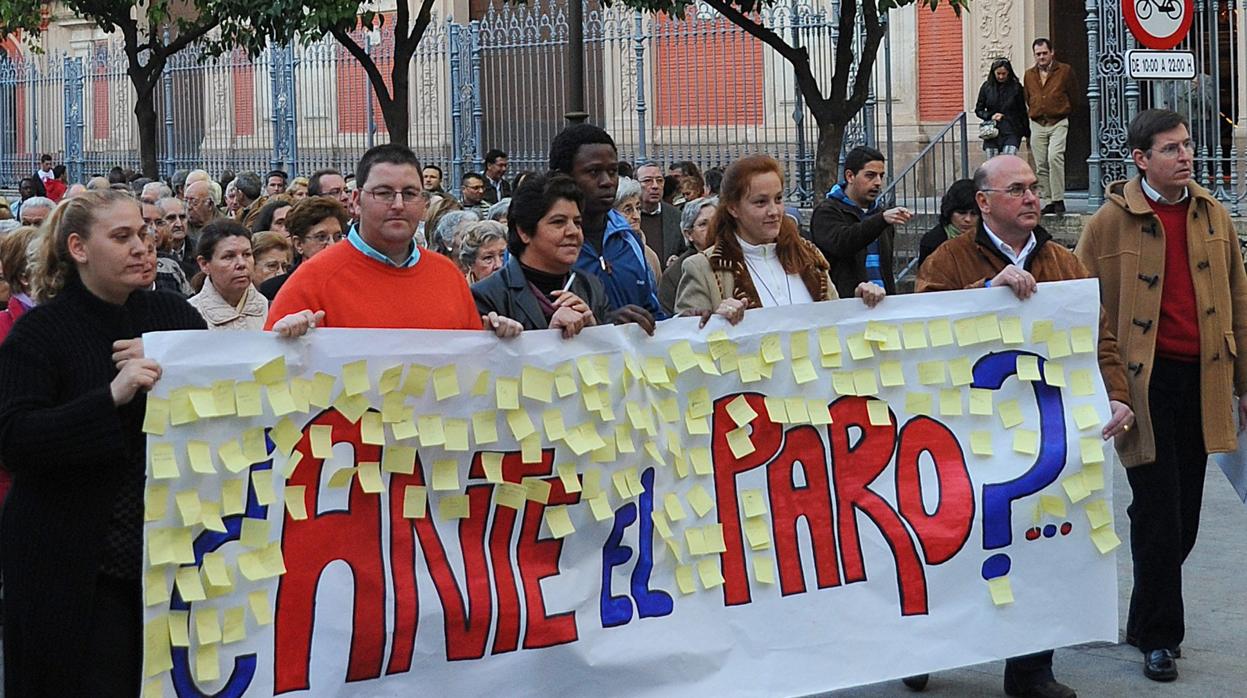 Acto de la Iglesia contra el paro