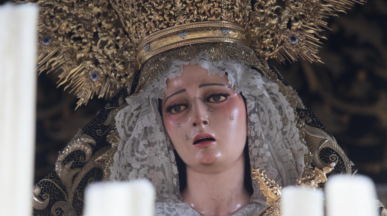 Nuestra Señora del Rosario, en su salida procesional