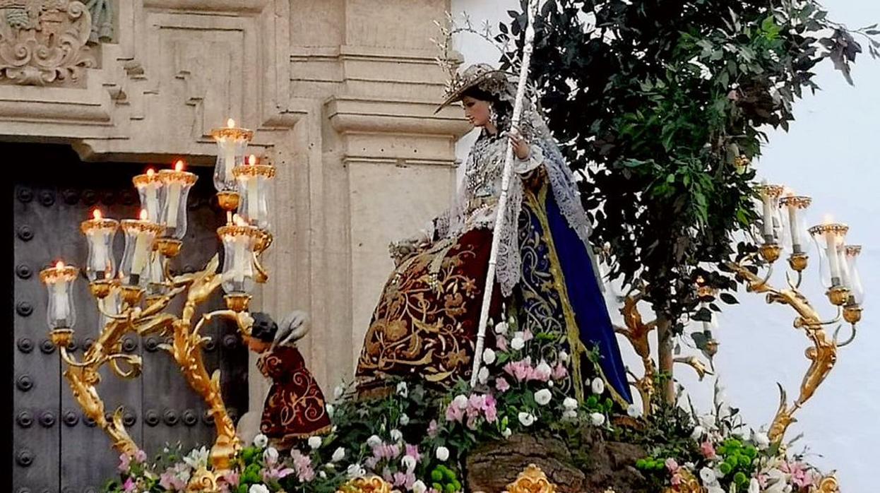 La Divina Pastora de Capuchinos, en su procesión