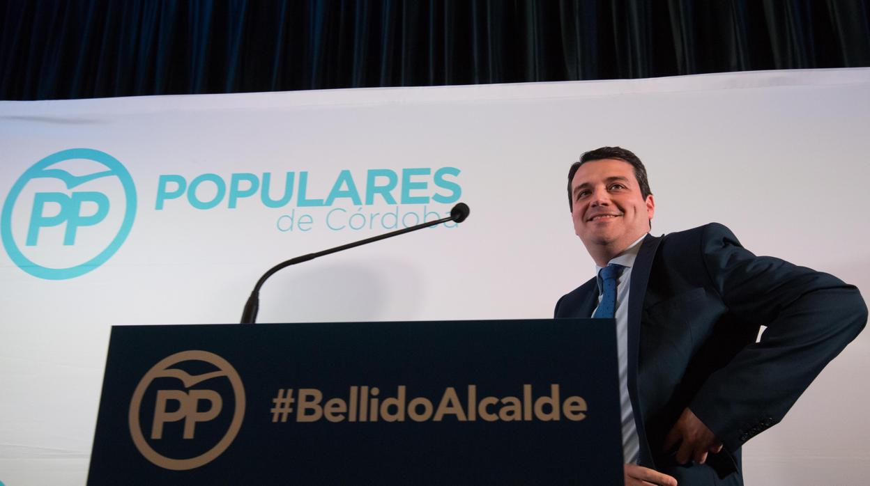 José María Bellido en su nominación como alcaldable del PP
