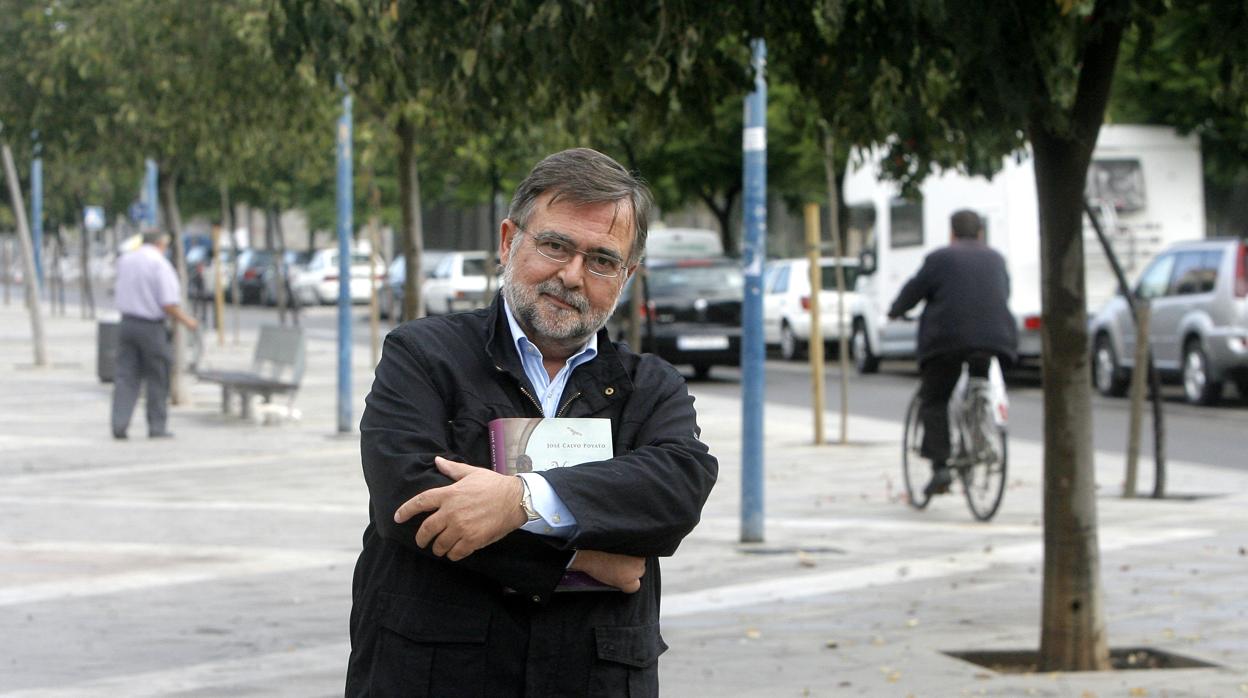 José Calvo Poyato, durante una entrevista con ABC