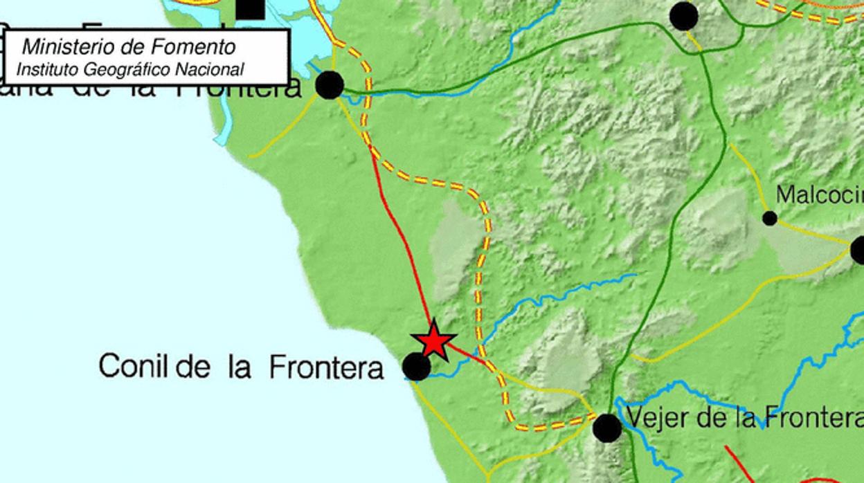 El terremoto de magnitud 4.0 ha tenido el epicentro en Conil de la Frontera, en Cádiz