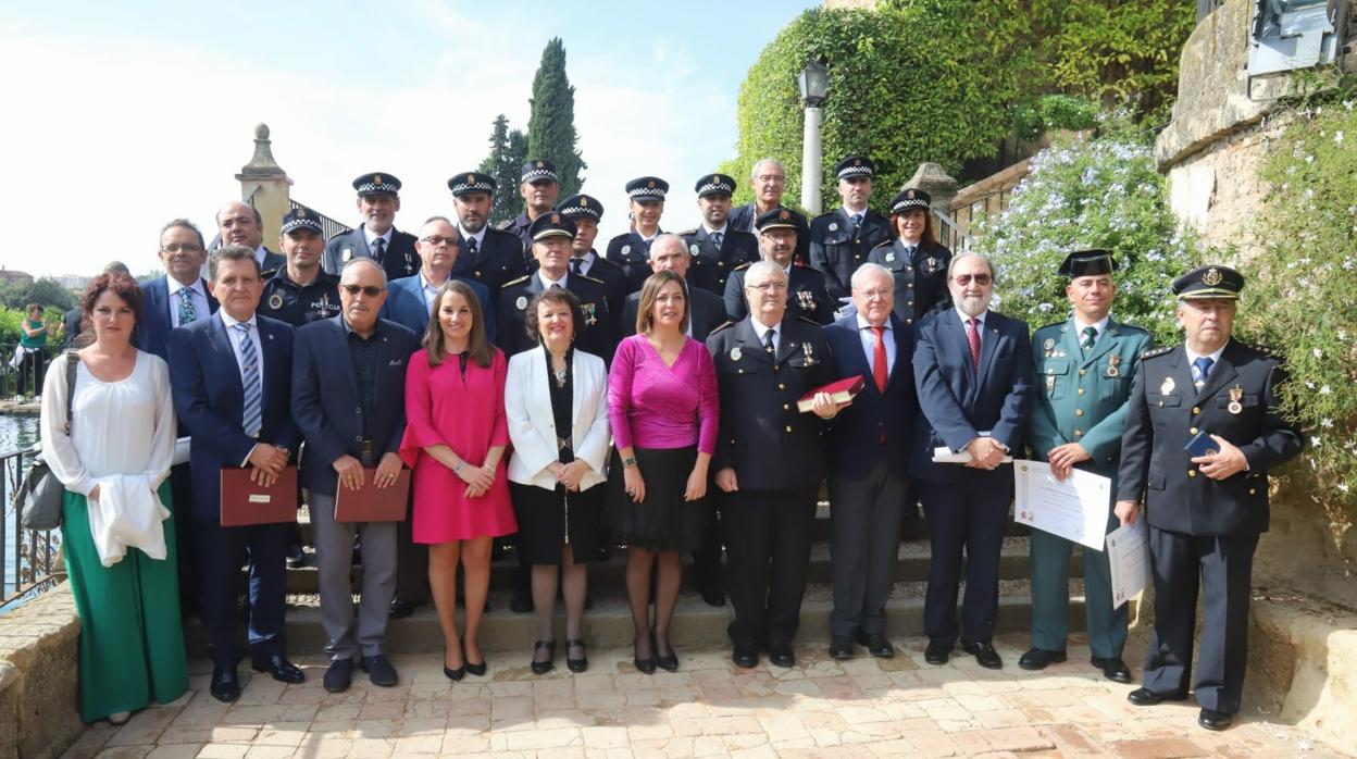 Foto de familia del Día de San Rafael de la Policía Local