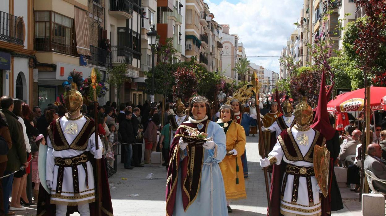 Procesión en la Semana Santa de Puente Genil