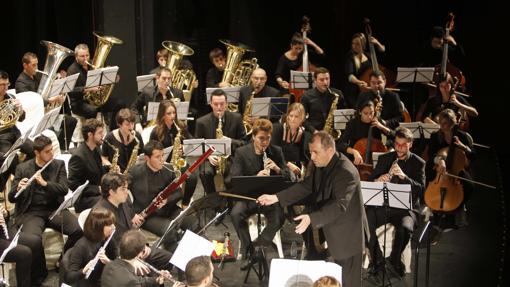 La Banda Sinfónica de Córdoba, durante un concierto