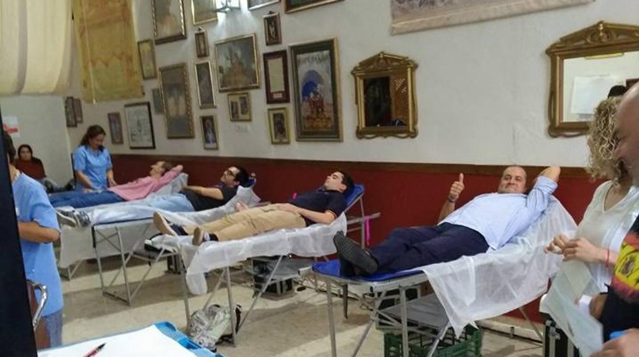 Campaña de donación de sangre el pasado año