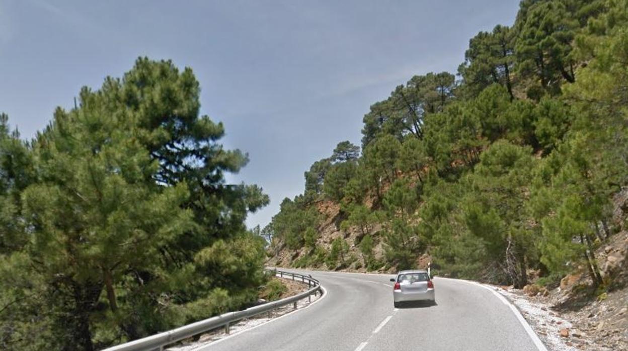 Carretera A-397 a cinco kilómetros de Ronda