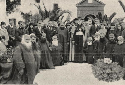 El nuncio Federico Tedeschini, en las Ermitas de Córdoba en 1926