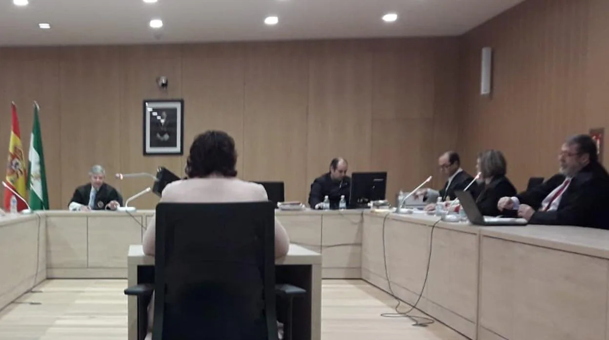 La acusada del crimen de la Fuenseca durante su declaración ante el jurado popular