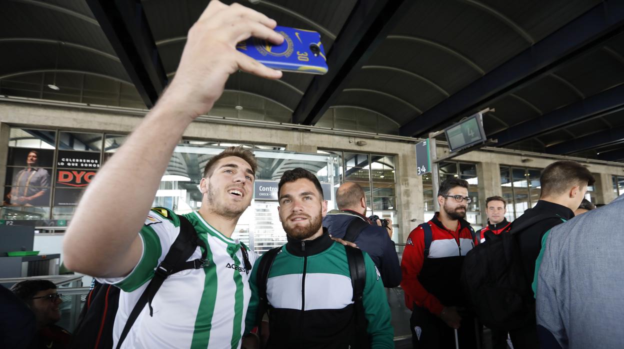 Javi Galán, antes del viaje a Reus de la temporada pasada a Reus