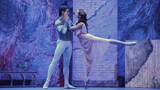 El Ballet Imperial Ruso durante la representación de «Romero y Julieta»