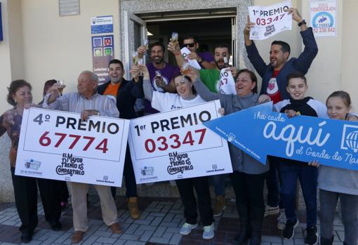 En calle Barlovento en Málaga han vendido un Primero y un Cuarto premio
