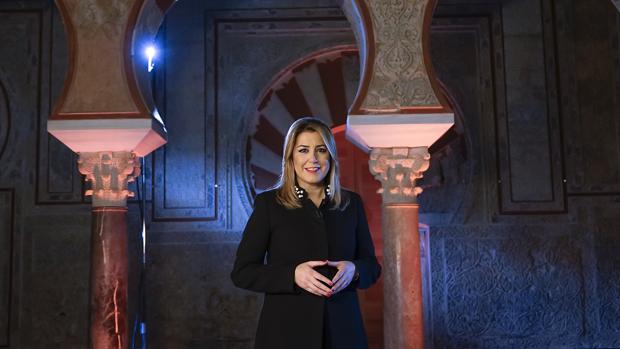 Susana Díaz ofrecerá desde el Palacio de San Telmo su discurso de fin de año, que se emitirá el domingo