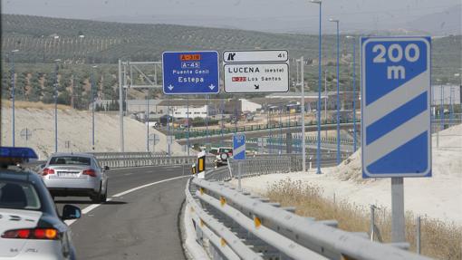 Inauguración del único tramo de la Autovía del Olivar en Córdoba, la variante de Lucena