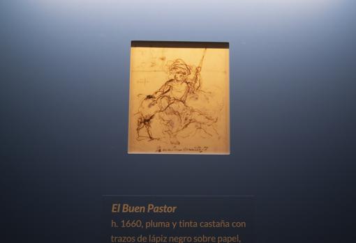 Uno de los dibujos que forman parte de la exposición