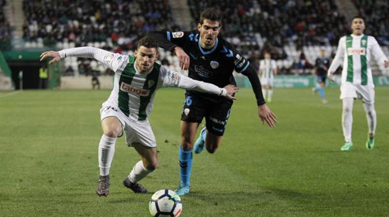 Bernardo Cruz, en el último encuentro en El Arcángel con el Lugo