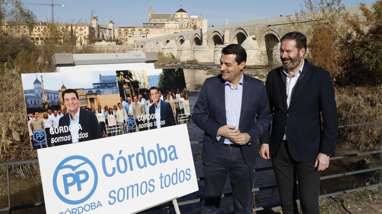 José María Bellido y Adolfo Molina en el acto de precampaña