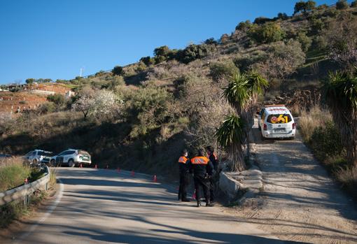 Dispositivo de la Guardia Civil en Totalán