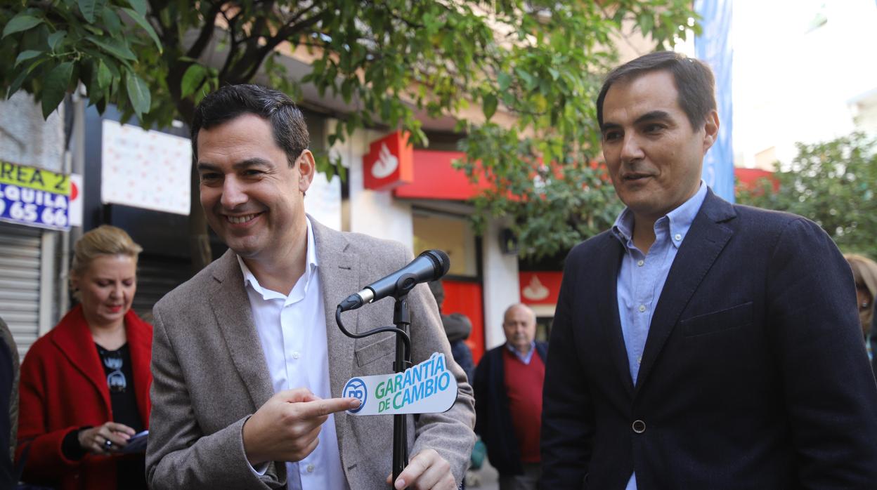 Moreno y Nieto durante la campaña electoral