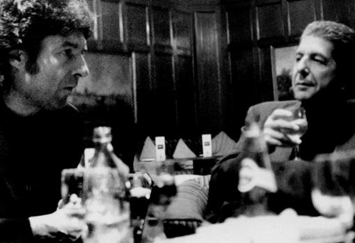 Morente con Leonard Cohen el día que se gestó «Omega»