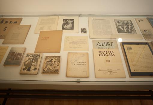 Varias revistas de las que se exponen en el centro cultural María Victoria Atencia