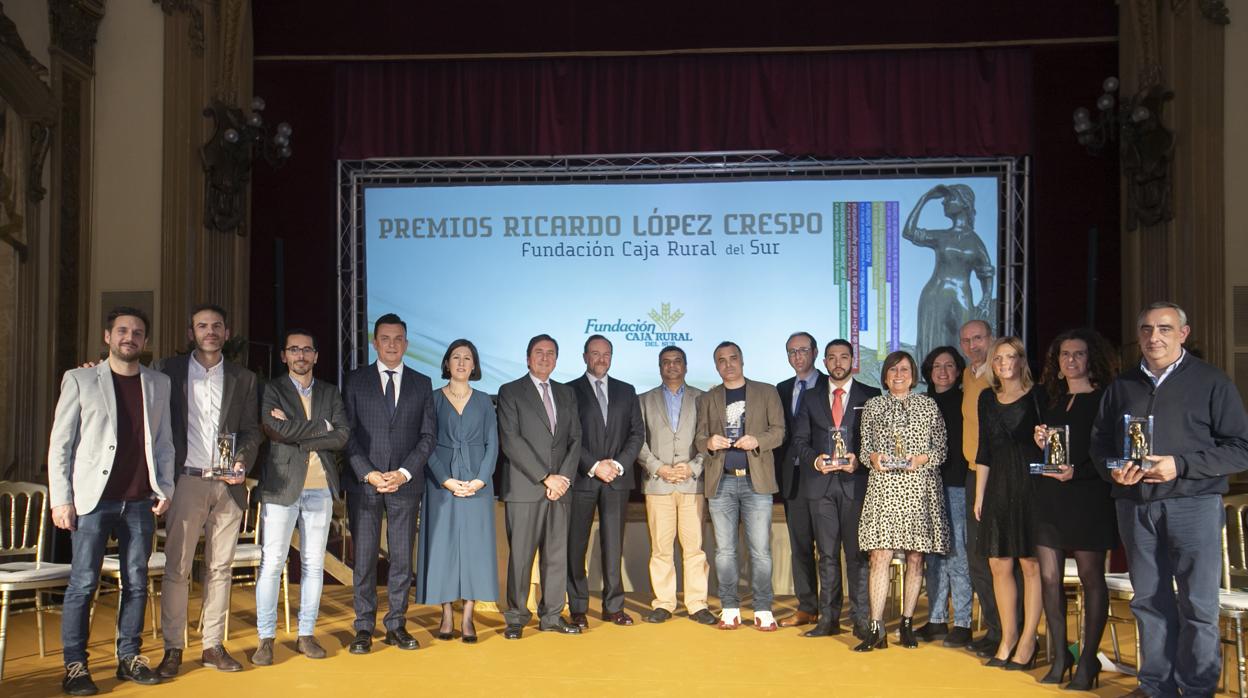 Galardonados y miembros de la Fundación mostraron su satisfacción por la VIII edición de los premios