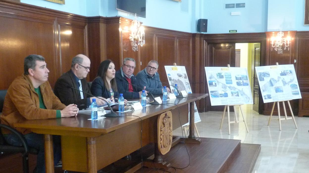 La subdelegada del Gobierno, Catalina Madueño, durante la presentación de las inversiones en regadíos