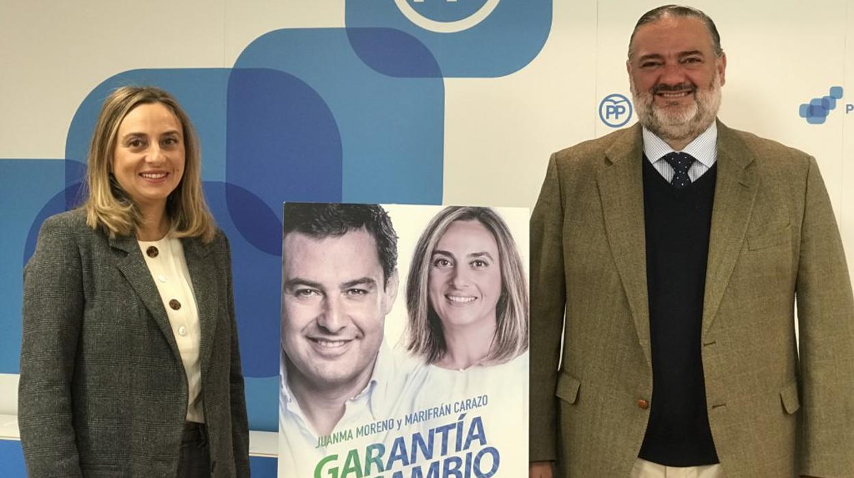 Marifrán Carazo, consejera de Fomento, junto a Pablo García.