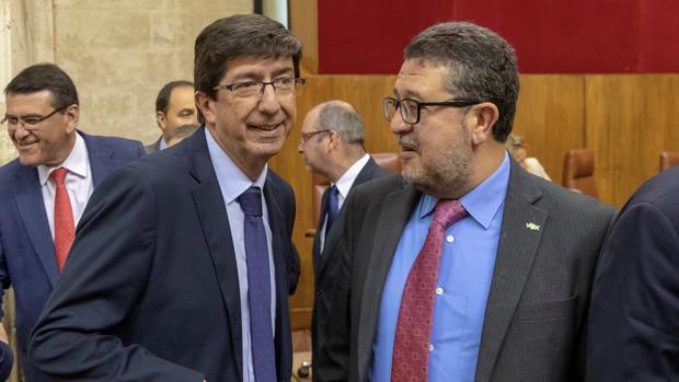 Vox exige a Juanma Moreno su cuota de poder en el presupuesto de 2019