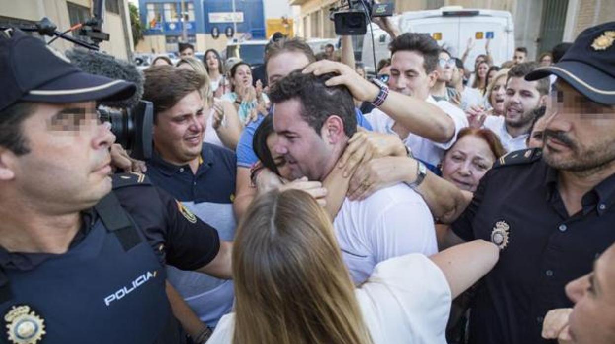 Entrada del único acosado en el crimen del Almonte