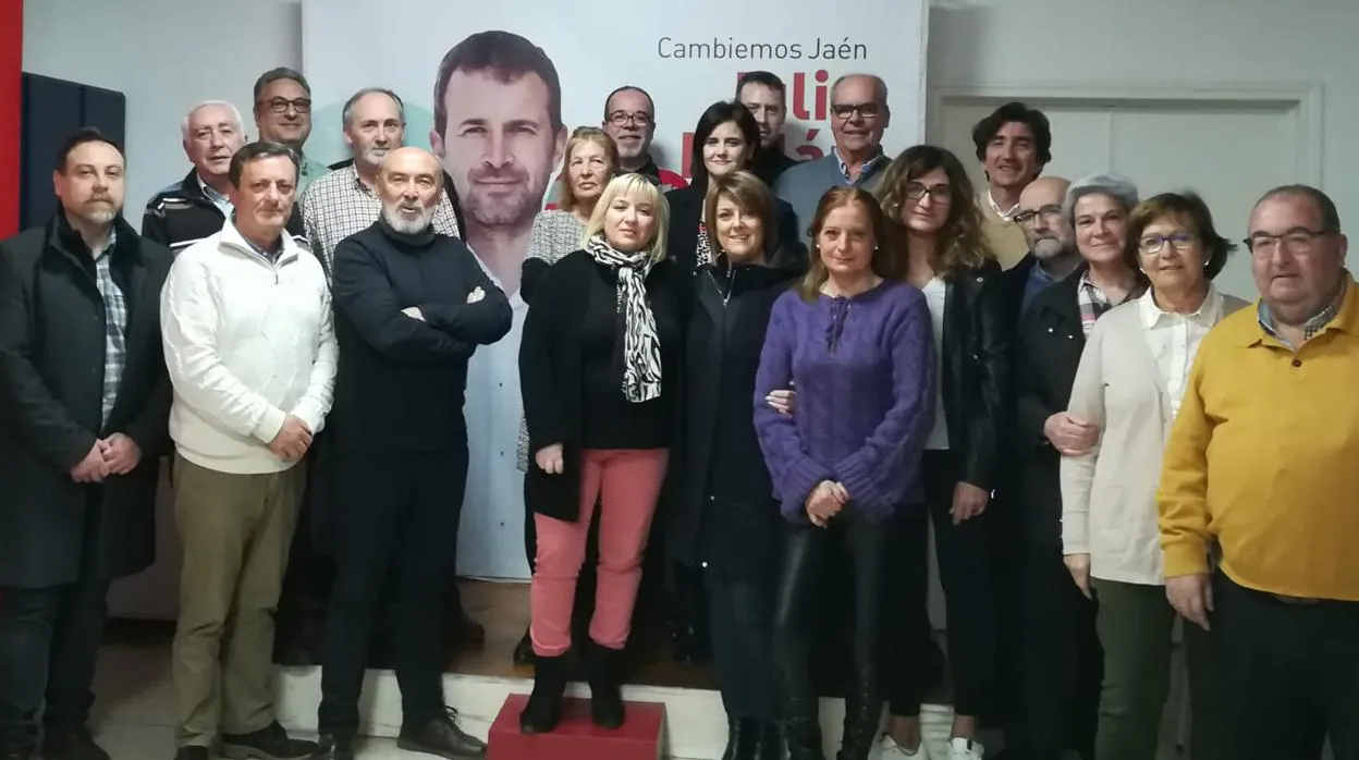 Miembros del sector crítico del PSOE de Jaén