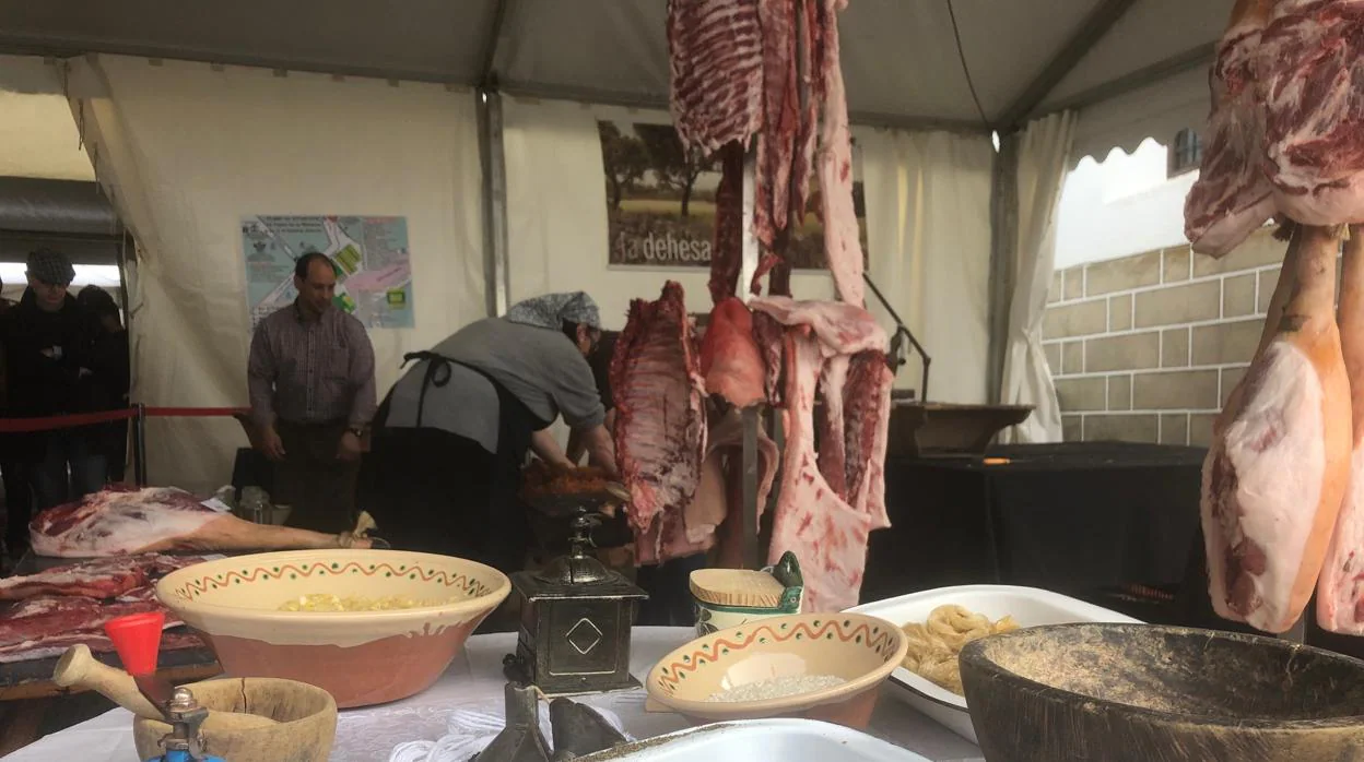 Especies y piezas de cerdo ibérico el sábado en Villanueva de Córdoba