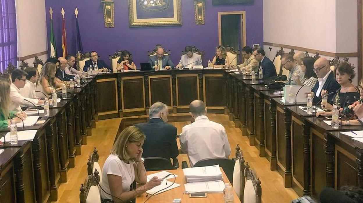 Pleno celebrado en el Ayuntamiento de Jaén