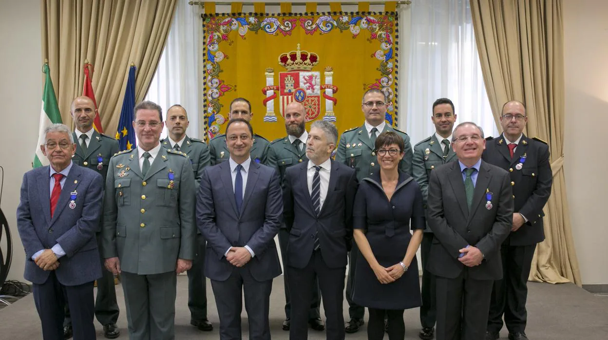 Integrantes del equipo de rescate de Julen condecorados por el ministro Fernando Grande-Marlaska