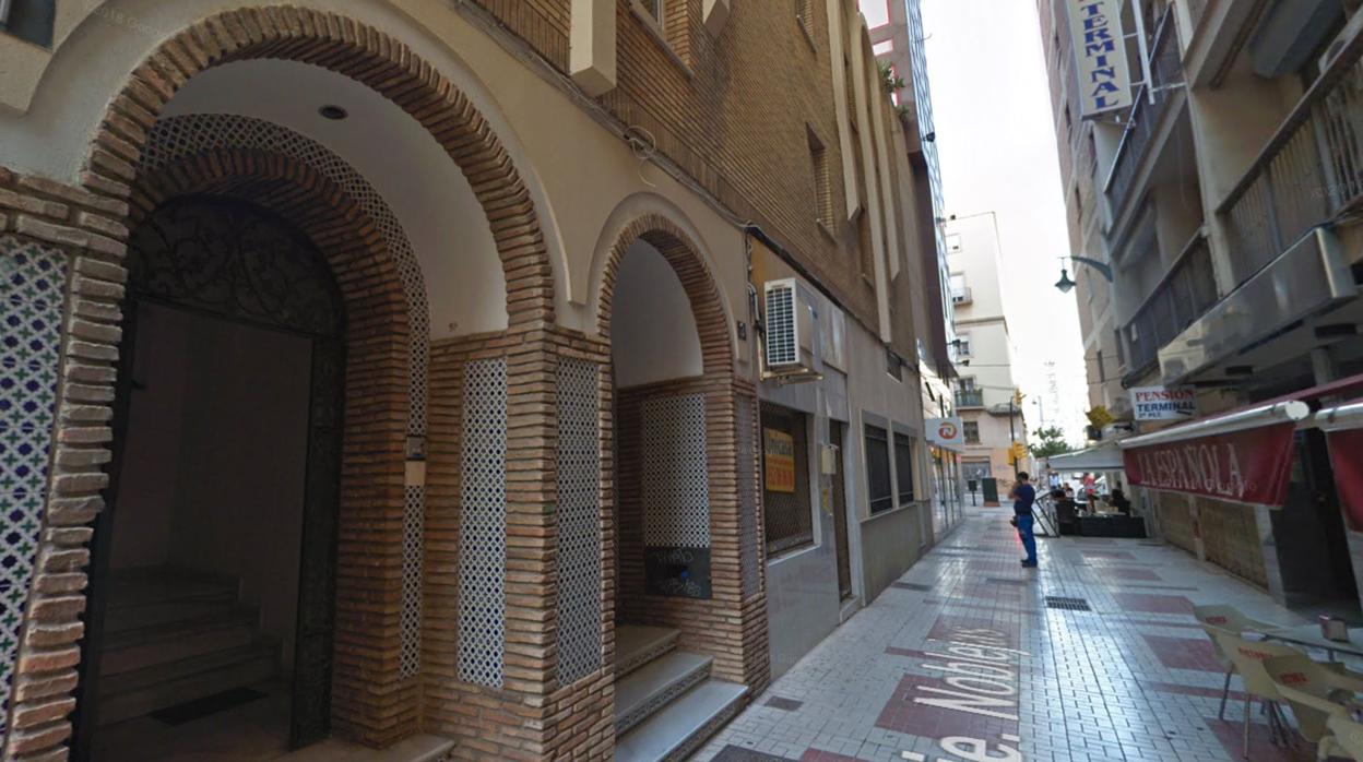 Calle de Jaén donde fue detenido el fugitivo