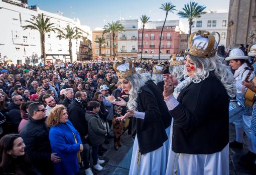 Chirigota callejera del Carnaval de Cádiz