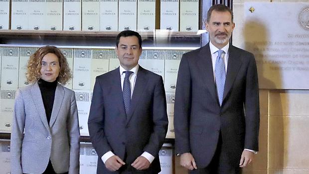 El Rey Felipe VI recibe a Juanma Moreno este viernes en La Zarzuela