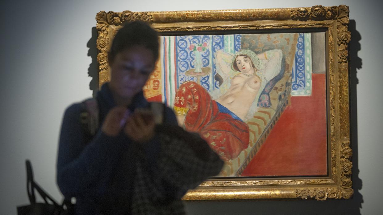 «Odalisca con pantalón rojo» de Matisse expuesta en el Centre Pompidou Málaga