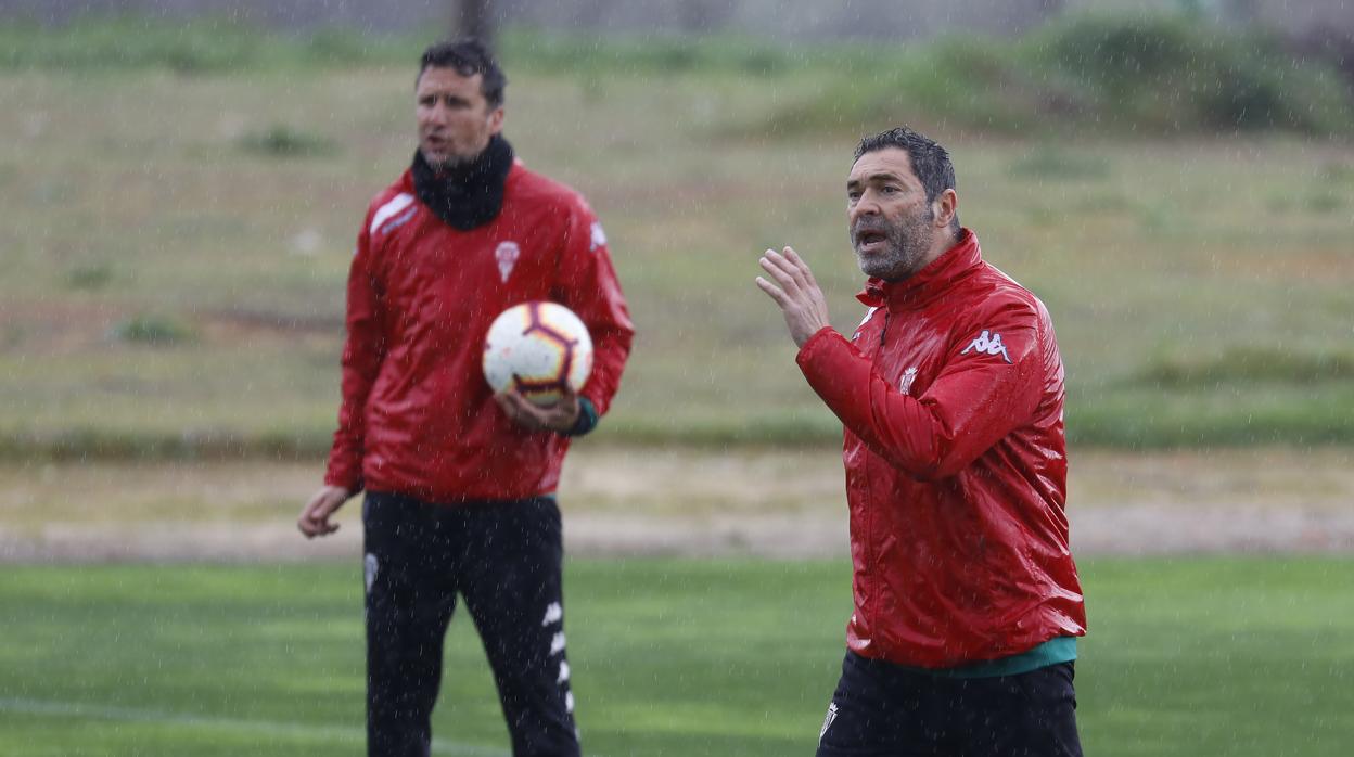 Rafael Navarro durante un entrenamiento