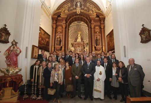 Nueva junta de gobierno de la hermandad de los Dolores de Córdoba