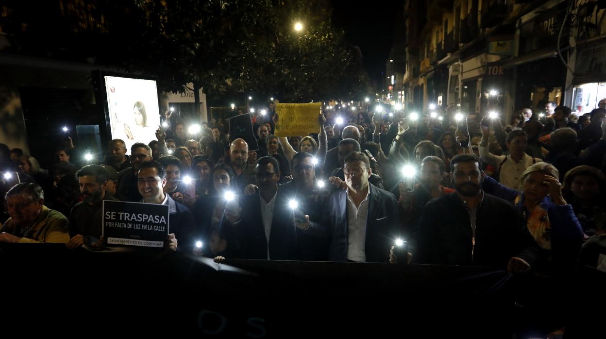 Protesta de los empresarios de Cruz Conde