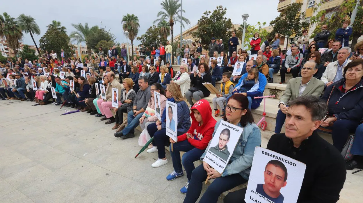 Manifestación por Paco Molina, desaparecido desde 2015 en Córdoba