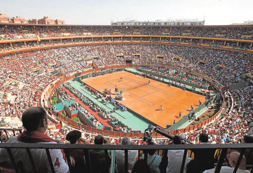 Semifinal de la Copa Davis de Tenis, celebrada en la Plaza de Toros en 2011