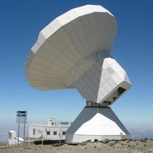 El radiotelescopio IRAM de Sierra Nevada, en Granada.