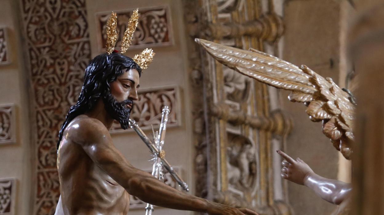 Nuestro Padre Jesús Resucitado en el interior de la Mezquita-Catedral de Córdoba